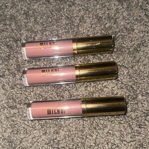 Milani Liquid Lip Gloss Trio - soft rose